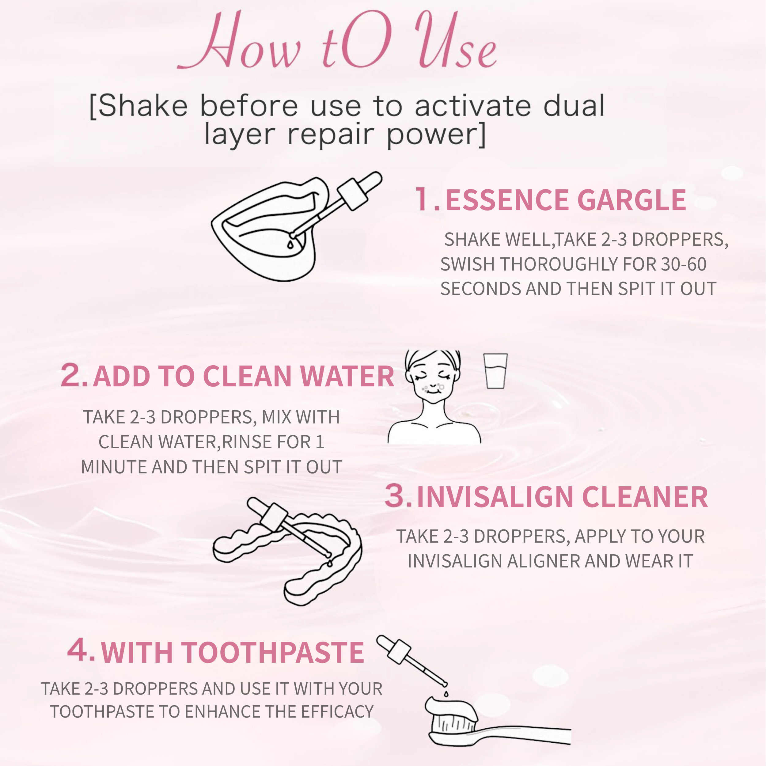 Dual-Phase Oral Essence Drops